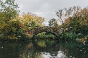 Bridge over water, representing moving forward after separation
